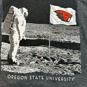 NWOT Unisex Heather Black Graphic Tee Shirt Oregon State University - Size 2XL